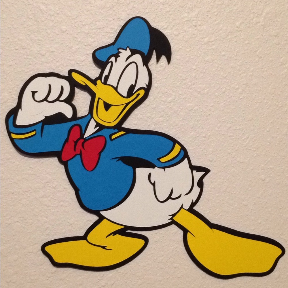 Donald Duck Paper Poster Room Decoration Disney